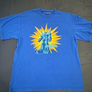 Vintage Voltron T-Shirt Winterland LARGE 1990s blue gold